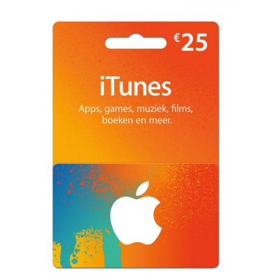 heelal Ziektecijfers roltrap iTunes kaart 25 euro | Direct online geleverd en te gebruiken